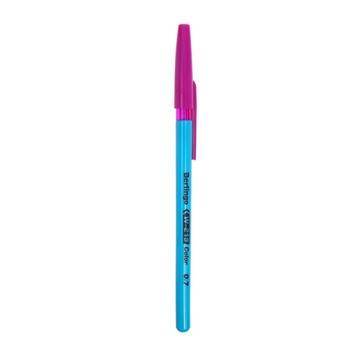 Ручка шариковая 0,7мм "W-219 Color" CBp_70912 синяя | Магазин канцтоваров и игрушек Львёнок
