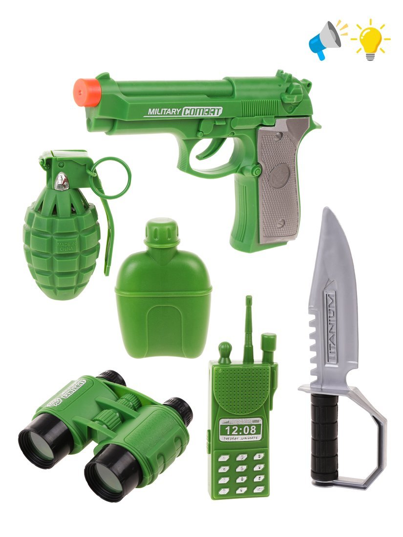 Игровой набор Военный в комплекте: предметов 6шт M1386-2 | Магазин канцтоваров и игрушек Львёнок
