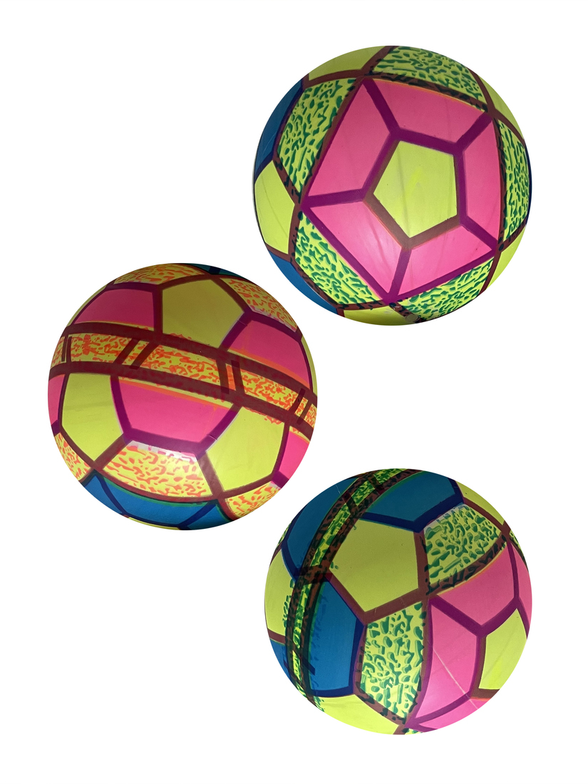 Мяч флуоресцентный 22см Яркий Футбол 649203 | Магазин канцтоваров и игрушек Львёнок