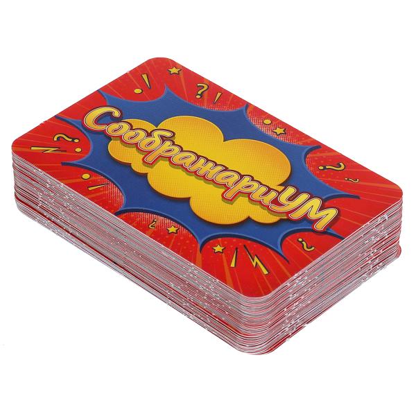 Карточная игра 80карт Соображариум 4680107921888 | Магазин канцтоваров и игрушек Львёнок