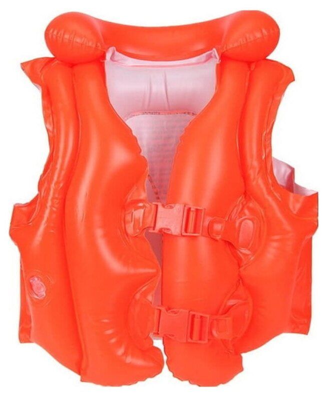 Жилет для плавания Оранжевый 50х47см 58671 | Магазин канцтоваров и игрушек Львёнок