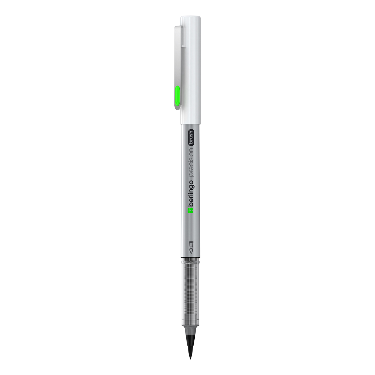 Ручка капиллярная Precision (brush) кисть CK_50500 черная | Магазин канцтоваров и игрушек Львёнок