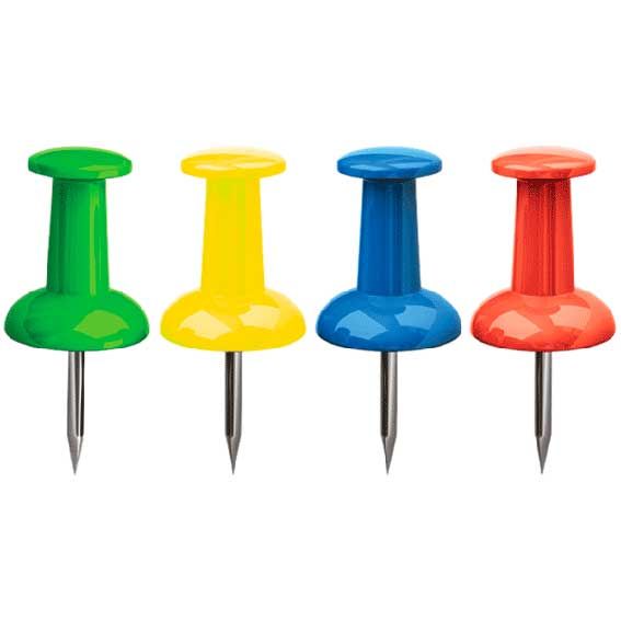 Кнопки силовые 50шт 8,5мм 4132315 цветные | Магазин канцтоваров и игрушек Львёнок