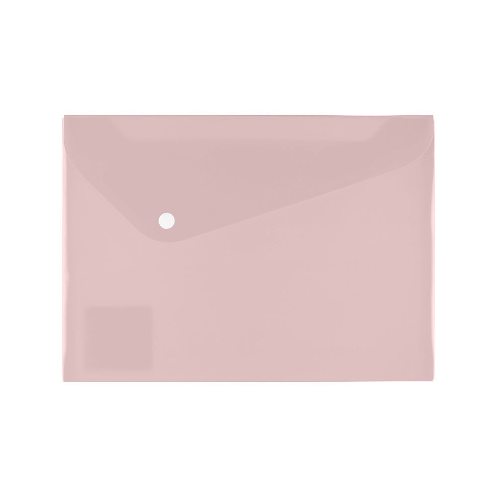 Папка-конверт с кнопкой A5 180мкм EC21017213 персиковая | Магазин канцтоваров и игрушек Львёнок