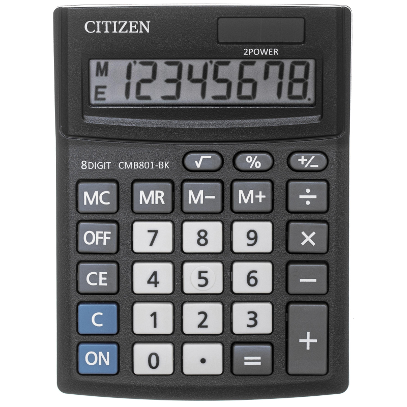 Калькулятор  (8-разр) CMB801-BK | Магазин канцтоваров и игрушек Львёнок