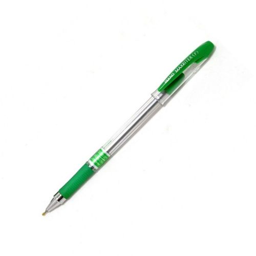  Ручка шар 0,5мм  Maxriter <F>  с резин манжет зеленая 13435 | Магазин канцтоваров и игрушек Львёнок