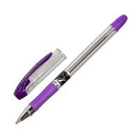 Ручка шар 0,5мм  Maxriter <F>  с резин манжет фиолетовая 13433