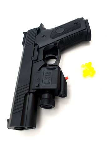 Игрушечное оружие Пистолет с лазерным прицелом 100001921 | Магазин канцтоваров и игрушек Львёнок