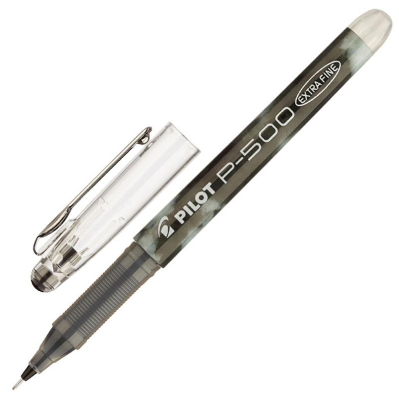 Ручка гелевая одноразовая 0,5 BL-P50 B черная Р-500 | Магазин канцтоваров и игрушек Львёнок