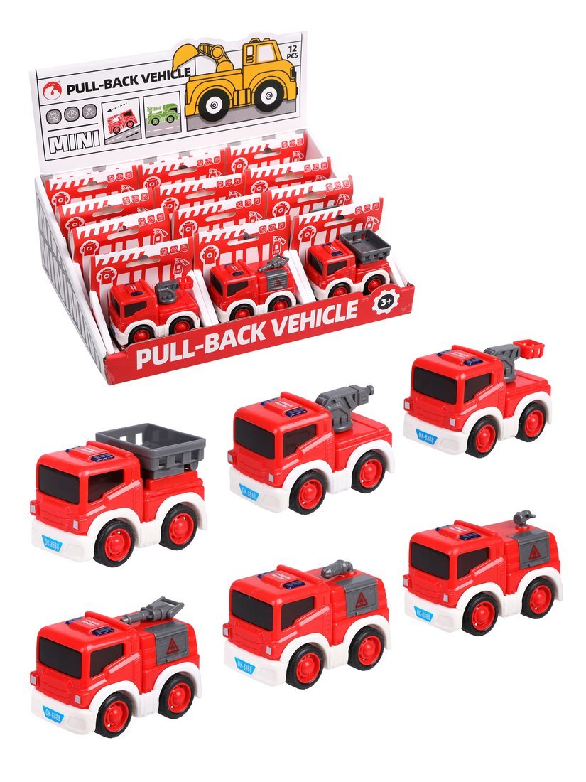 Пожарная машина инерционная G0069 | Магазин канцтоваров и игрушек Львёнок