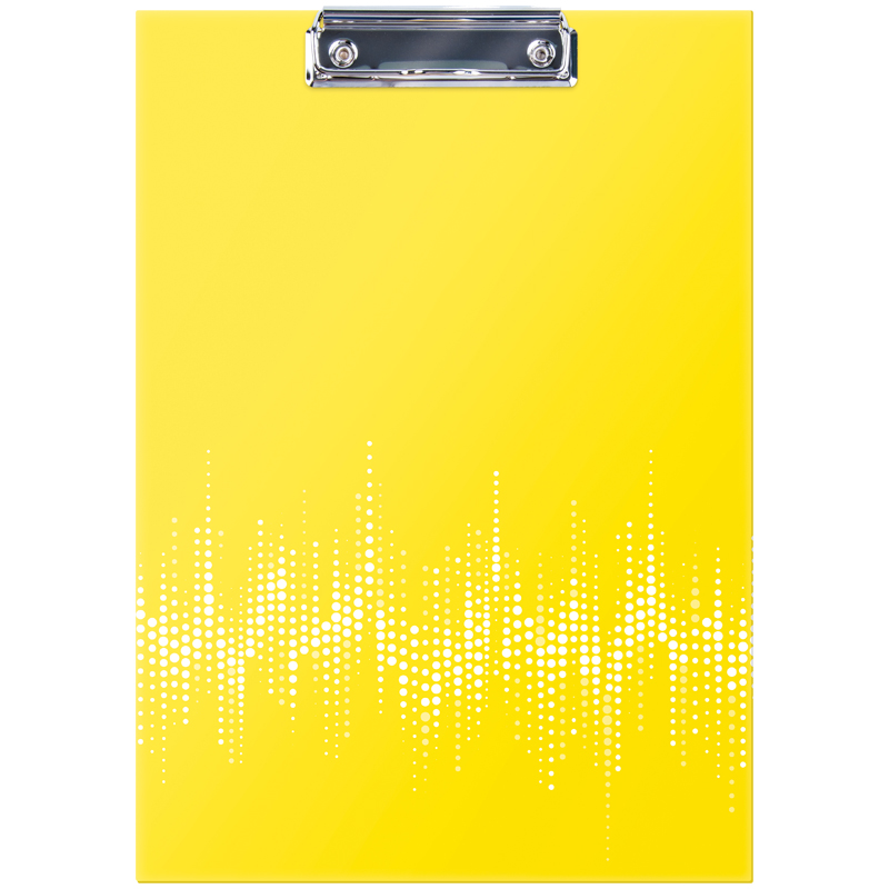 Планшет А4 с зажимом "Neon"  APp_04803 неоновый желтый | Магазин канцтоваров и игрушек Львёнок