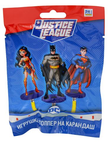 Игрушка-топпер на карандаш 7,5 см, 12 видов Лига Справедливости  JLA2005 | Магазин канцтоваров и игрушек Львёнок