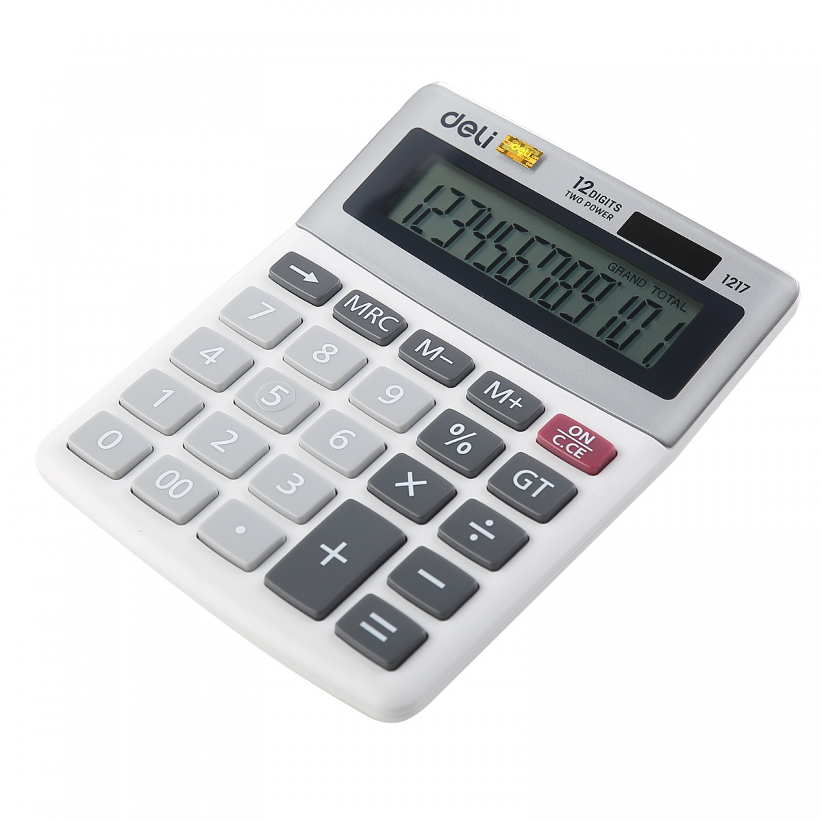 Калькулятор настольный 12 разрядов E1217 двойное питание 133*106*33мм ассорти | Магазин канцтоваров и игрушек Львёнок