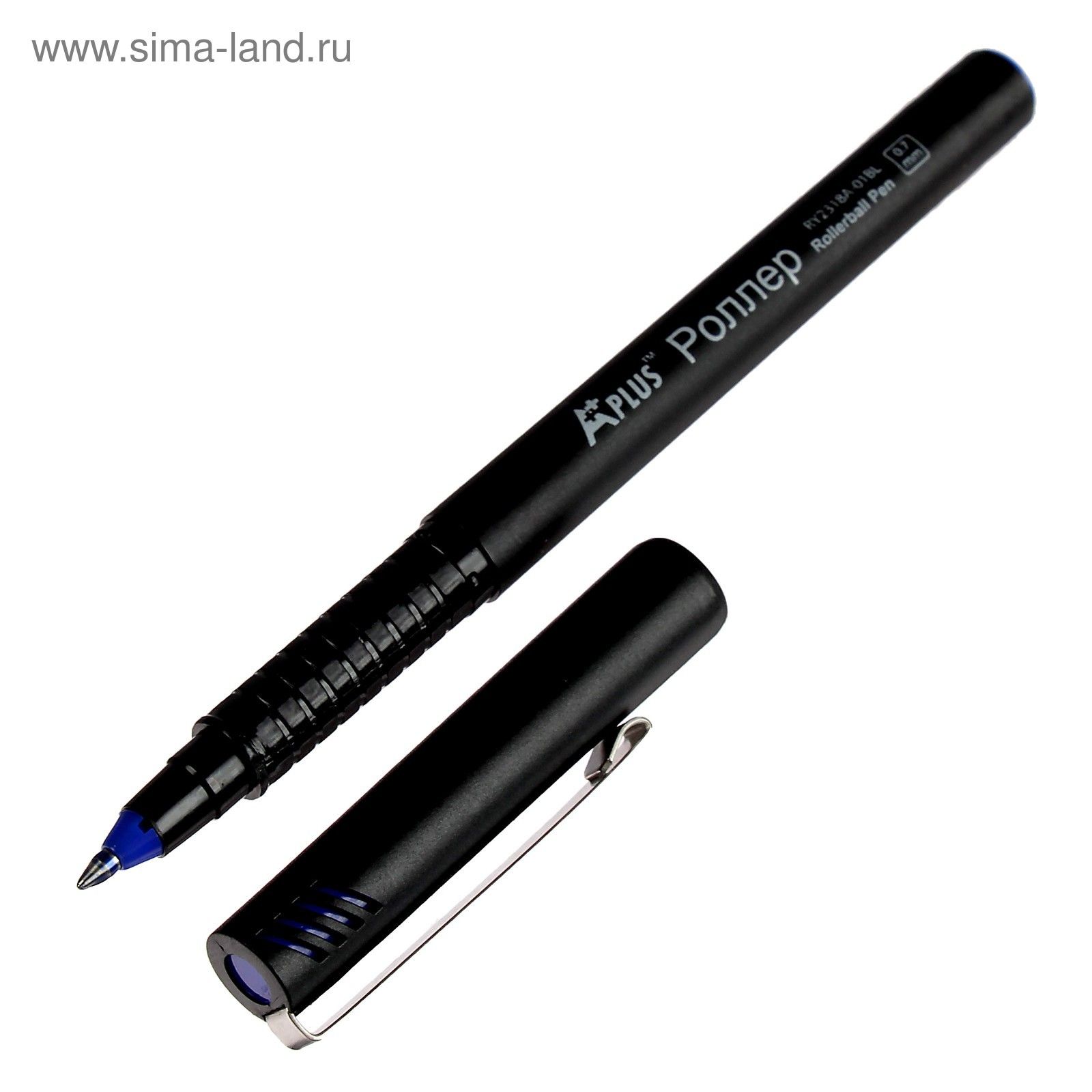 Ручка-роллер  Liquidly RY2318A-01 черная | Магазин канцтоваров и игрушек Львёнок