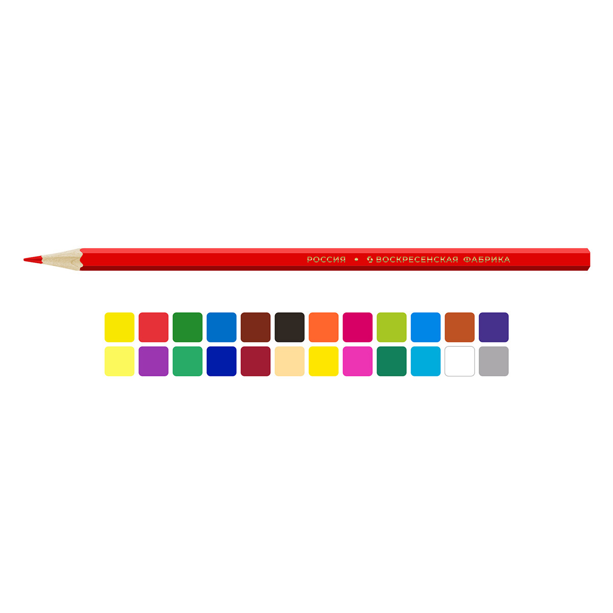 Набор цветных карандашей 24цв "Волшебные сказки" FP-CP-1024 | Магазин канцтоваров и игрушек Львёнок