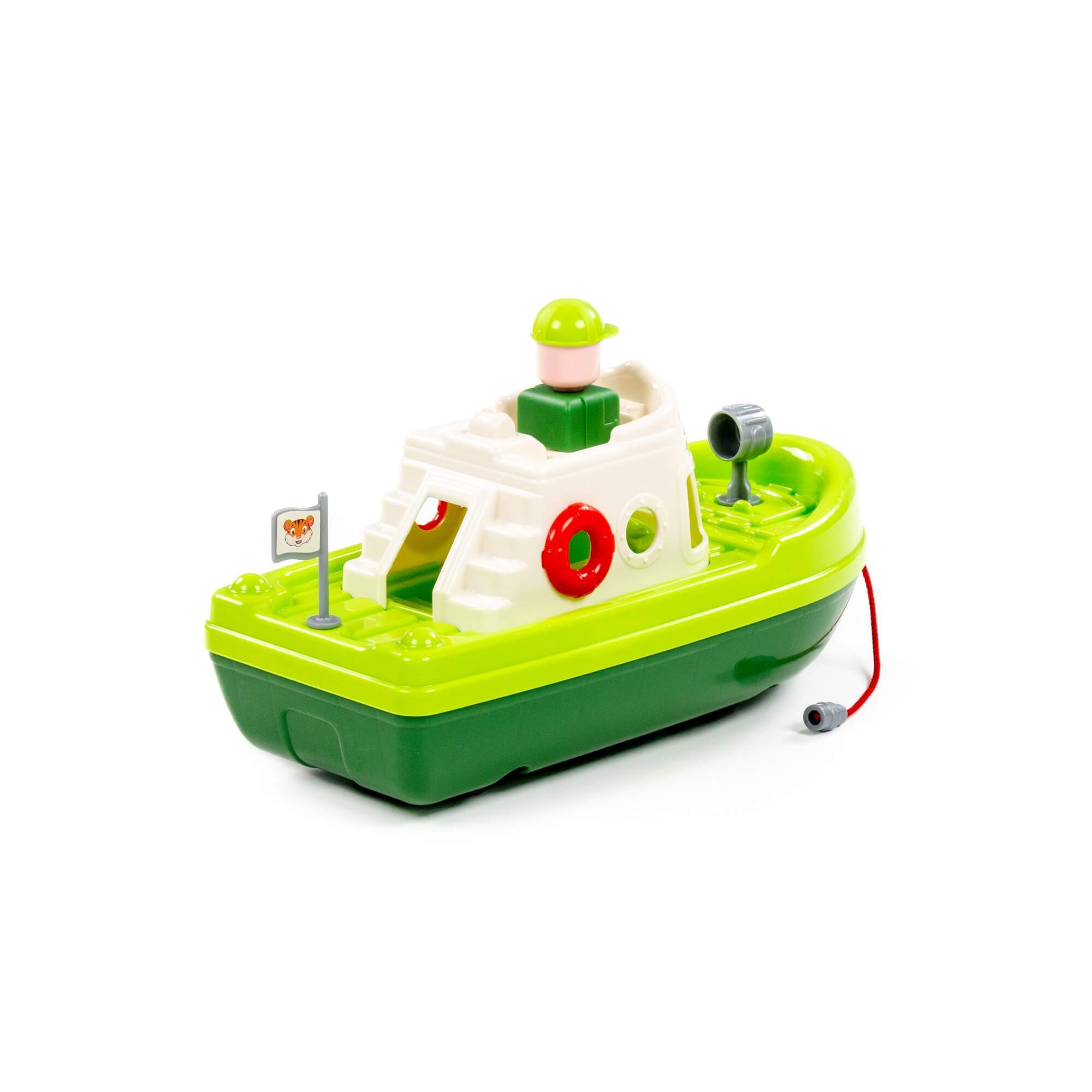 Катер "Спасатель" 93844 зелёный | Магазин канцтоваров и игрушек Львёнок