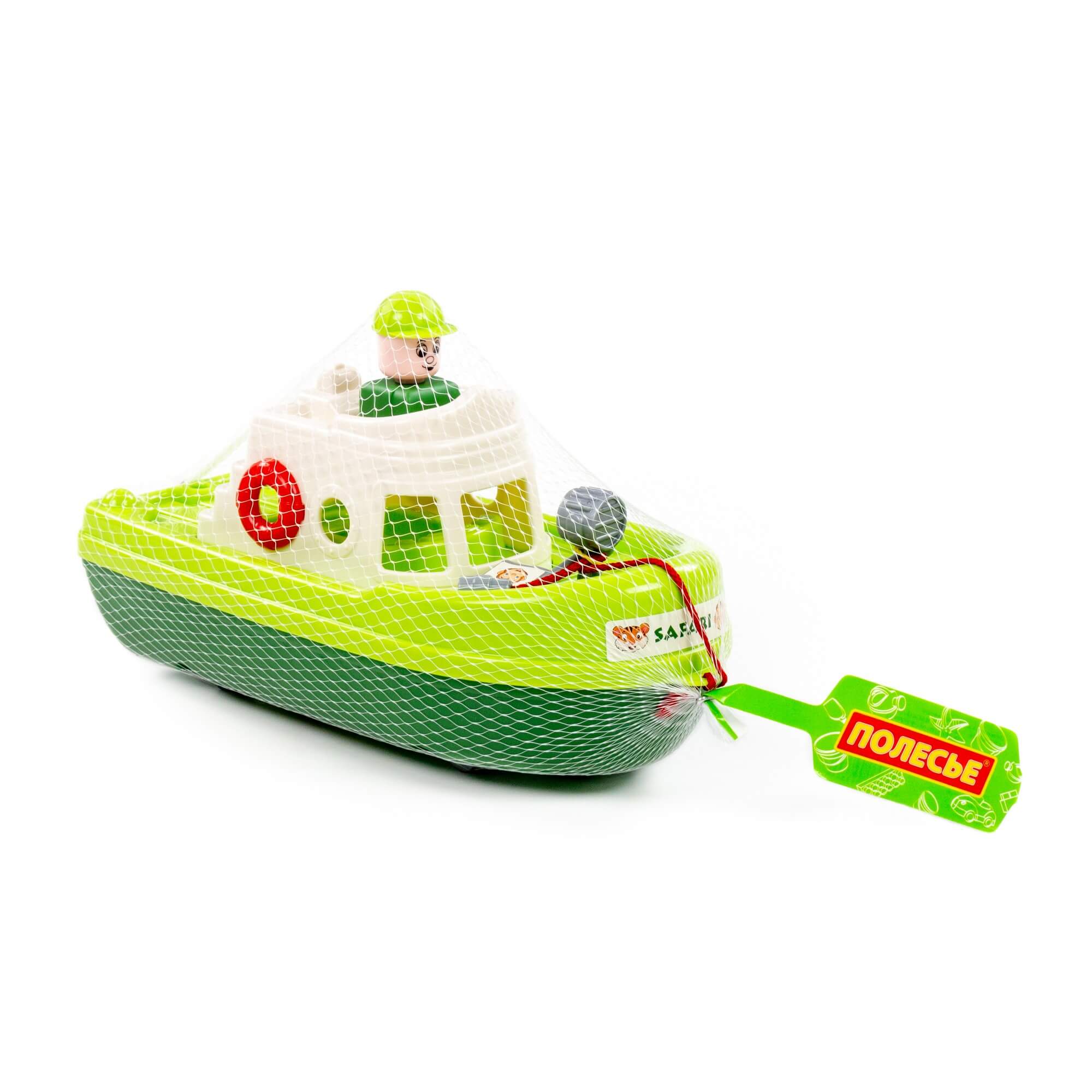Катер "Спасатель" 93844 зелёный | Магазин канцтоваров и игрушек Львёнок