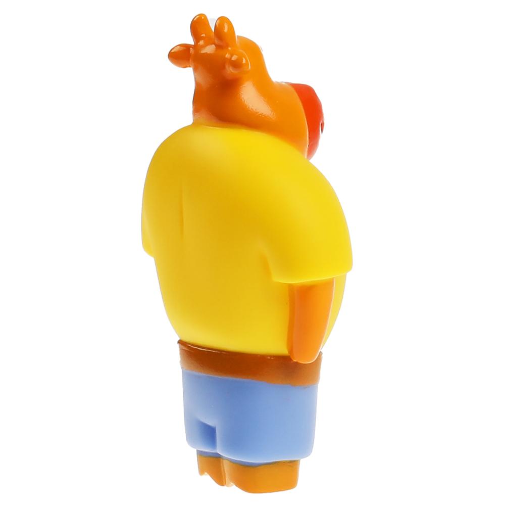 Игрушка для ванны Оранжева корова 10см LX-OR-COW-01 | Магазин канцтоваров и игрушек Львёнок