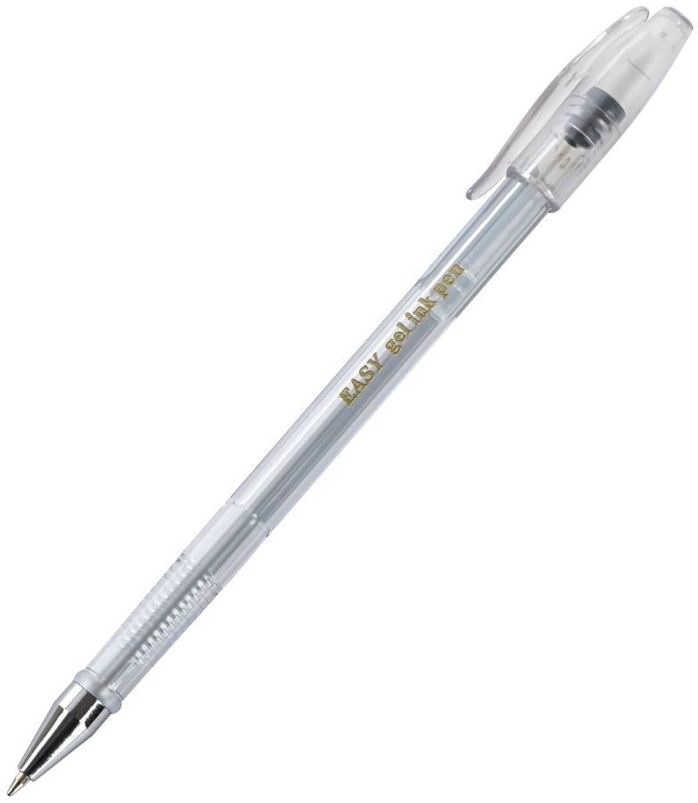 Ручка гелевая  888J  мет.серебро , 0,7*139мм | Магазин канцтоваров и игрушек Львёнок