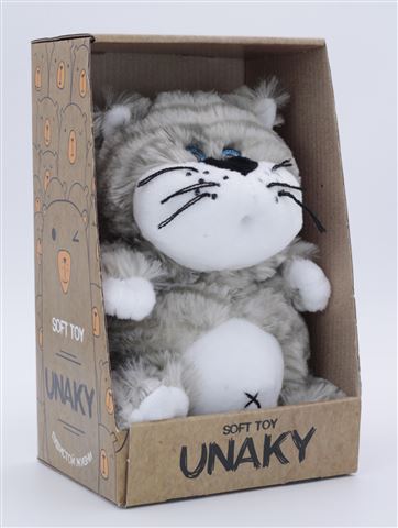 Мягкая игрушка в подарочной коробке Таркот серый 17см 0915317K | Магазин канцтоваров и игрушек Львёнок