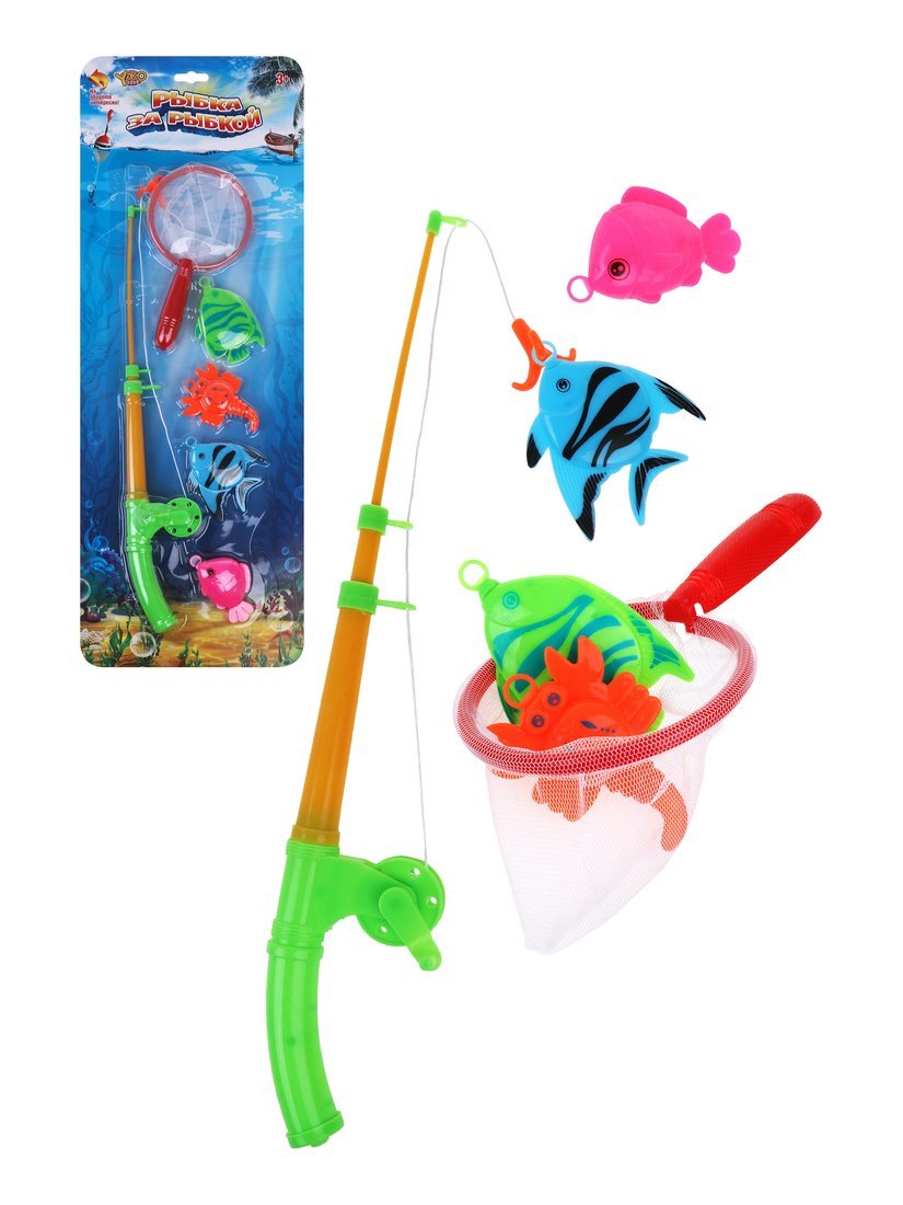 Игра "Рыбалка" в комплекте 5 предметов M1135 | Магазин канцтоваров и игрушек Львёнок