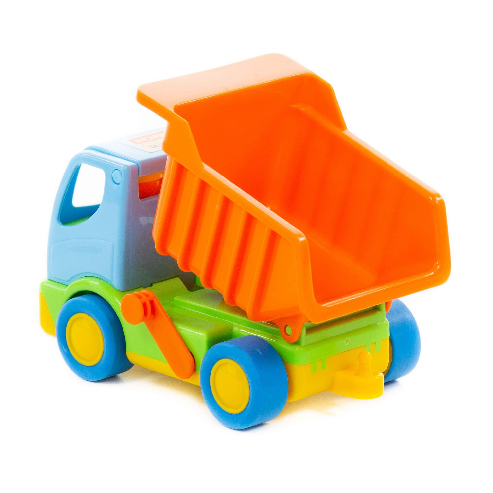 Автомобиль с цистерной "Мой первый грузовик" "PROliv" 84897 оранжевый | Магазин канцтоваров и игрушек Львёнок