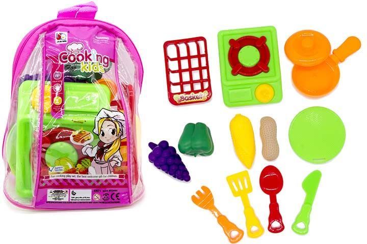 Игровой набор "Посудка" в рюкзаке 200382364 | Магазин канцтоваров и игрушек Львёнок