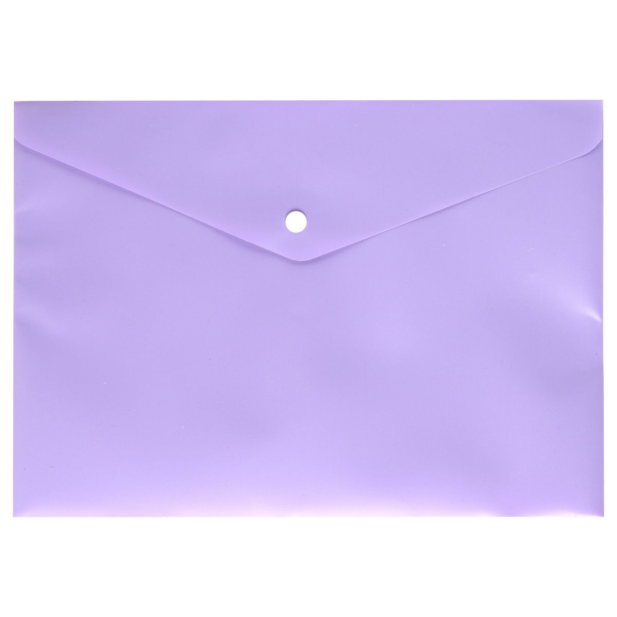Папка-конверт на кноп А4 (240*340мм) 0,18мм 212699 непрозрачная фиолетовая пастель | Магазин канцтоваров и игрушек Львёнок