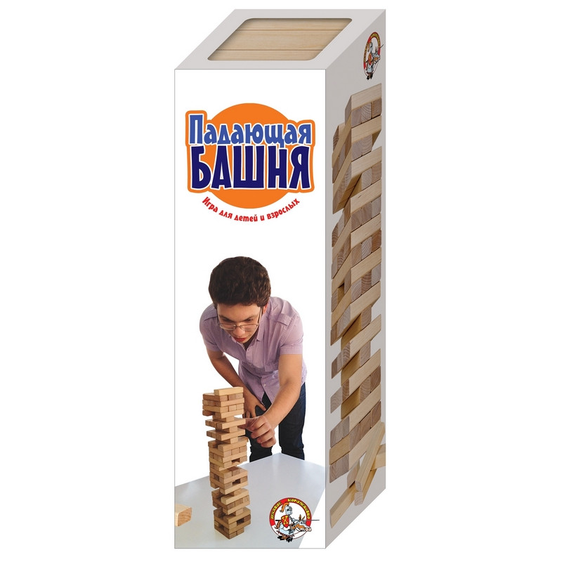 Игра для детей и взрослых "Падающая башня" 01506 | Магазин канцтоваров и игрушек Львёнок