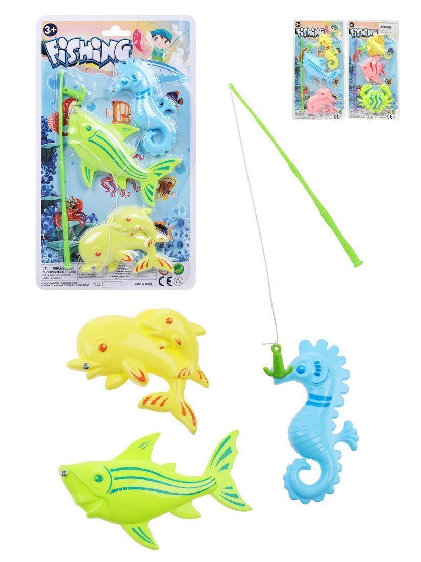 Игра "Рыбалка" в комплекте 4 предмета 995 | Магазин канцтоваров и игрушек Львёнок