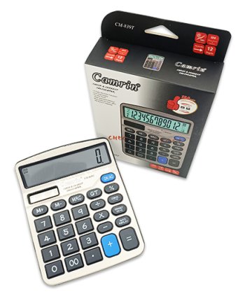 Калькулятор настольный 12 разрядов 14х11.5х2см CM-839T/DA-5 черно-бежевый | Магазин канцтоваров и игрушек Львёнок