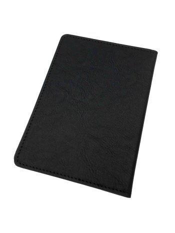 Обложка для паспорта с металлическим гербом CE-6024/CB-390 черный | Магазин канцтоваров и игрушек Львёнок