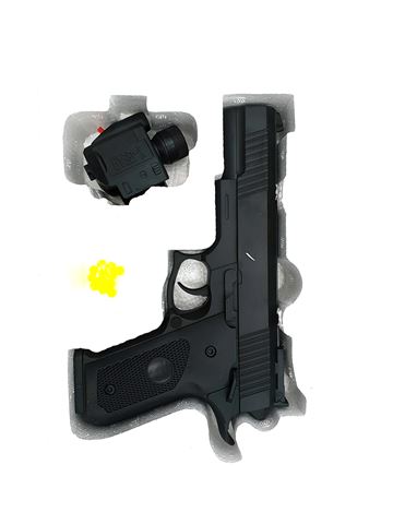 Игрушечное оружие Пистолет с лазерным прицелом 100001921 | Магазин канцтоваров и игрушек Львёнок