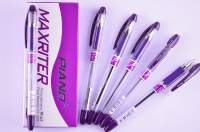Ручка шар 0,5мм  Maxriter <F>  с резин манжет фиолетовая 13433 | Магазин канцтоваров и игрушек Львёнок