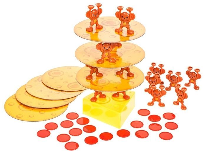 Игра настольная "Сырная башня" M-707-54 | Магазин канцтоваров и игрушек Львёнок