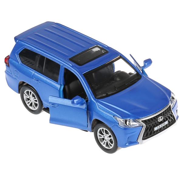 Машина металлическая свет-звук Lexus LX-570 12см двери, инерция LX570-BU-SL Синий | Магазин канцтоваров и игрушек Львёнок