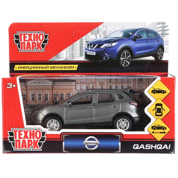 Машина металлическая Nissan Qashqai 12см двери, багажник, инерция QASHQAI-GY серый | Магазин канцтоваров и игрушек Львёнок