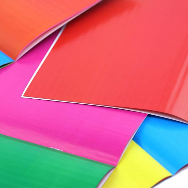 Набор цветной бумаги двухсторонняя мелованная  8листов. 8цветов Енотик в цветах ЦБМ288376 | Магазин канцтоваров и игрушек Львёнок