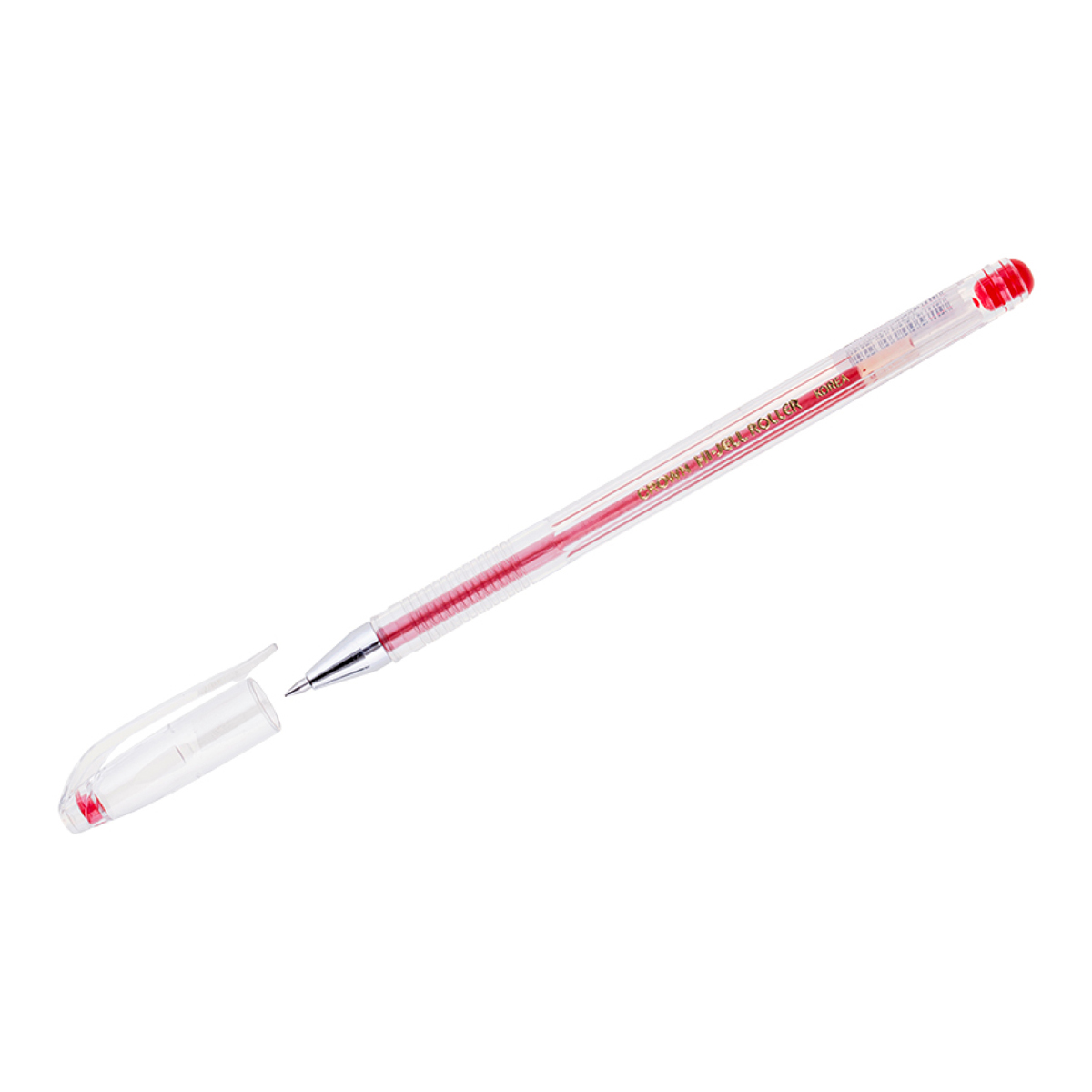 Ручка гелевая 0,5мм "Hi-Jell" HJR-500B красная | Магазин канцтоваров и игрушек Львёнок