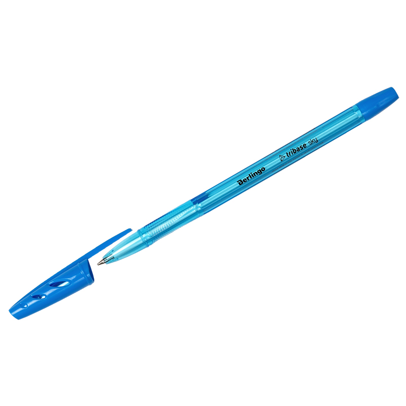 Ручка шариковая 0,7мм "Tribase Sky" CBp_70952 светло-синяя | Магазин канцтоваров и игрушек Львёнок