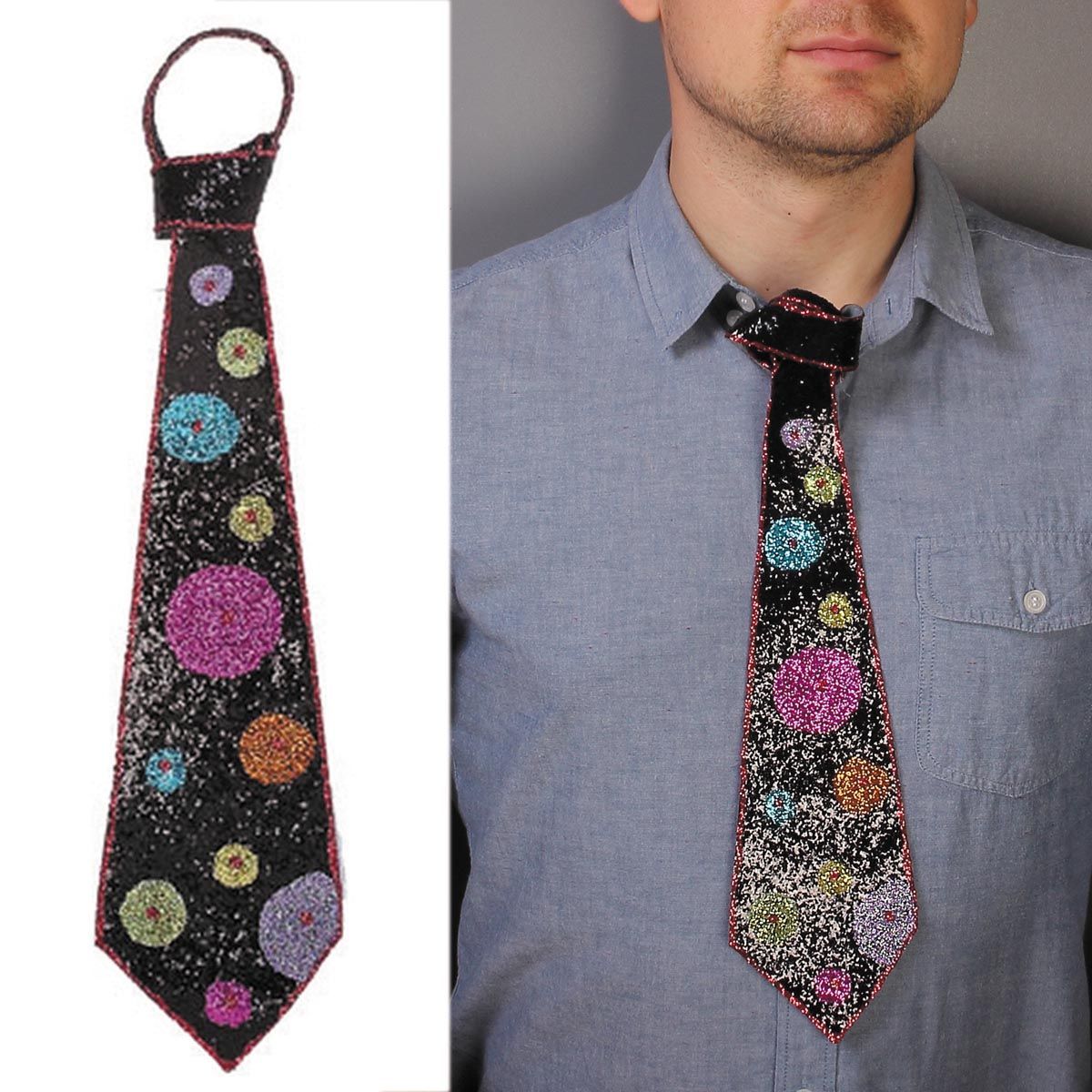 Декоративный галстук 28см 02265 | Магазин канцтоваров и игрушек Львёнок
