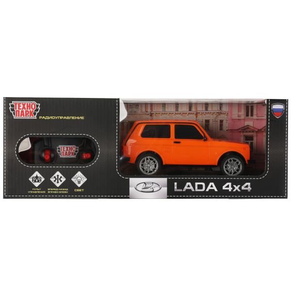 Машина Р/У LADA 4x4 18см LADA4X4-18L-OR оранжевая | Магазин канцтоваров и игрушек Львёнок