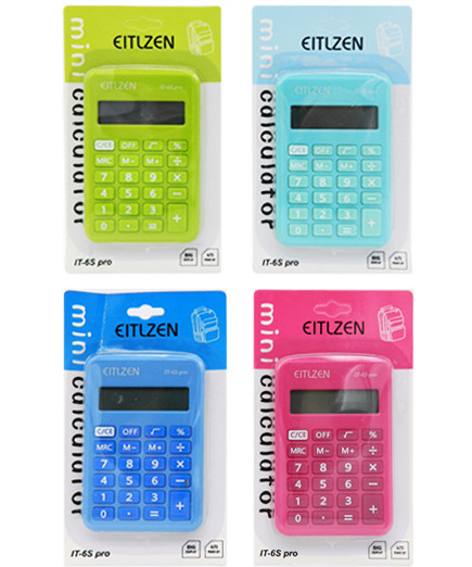 Калькулятор карманный 8 разрядов 10*6,3*1см IT-6S pro DA-11/CZ-329 | Магазин канцтоваров и игрушек Львёнок