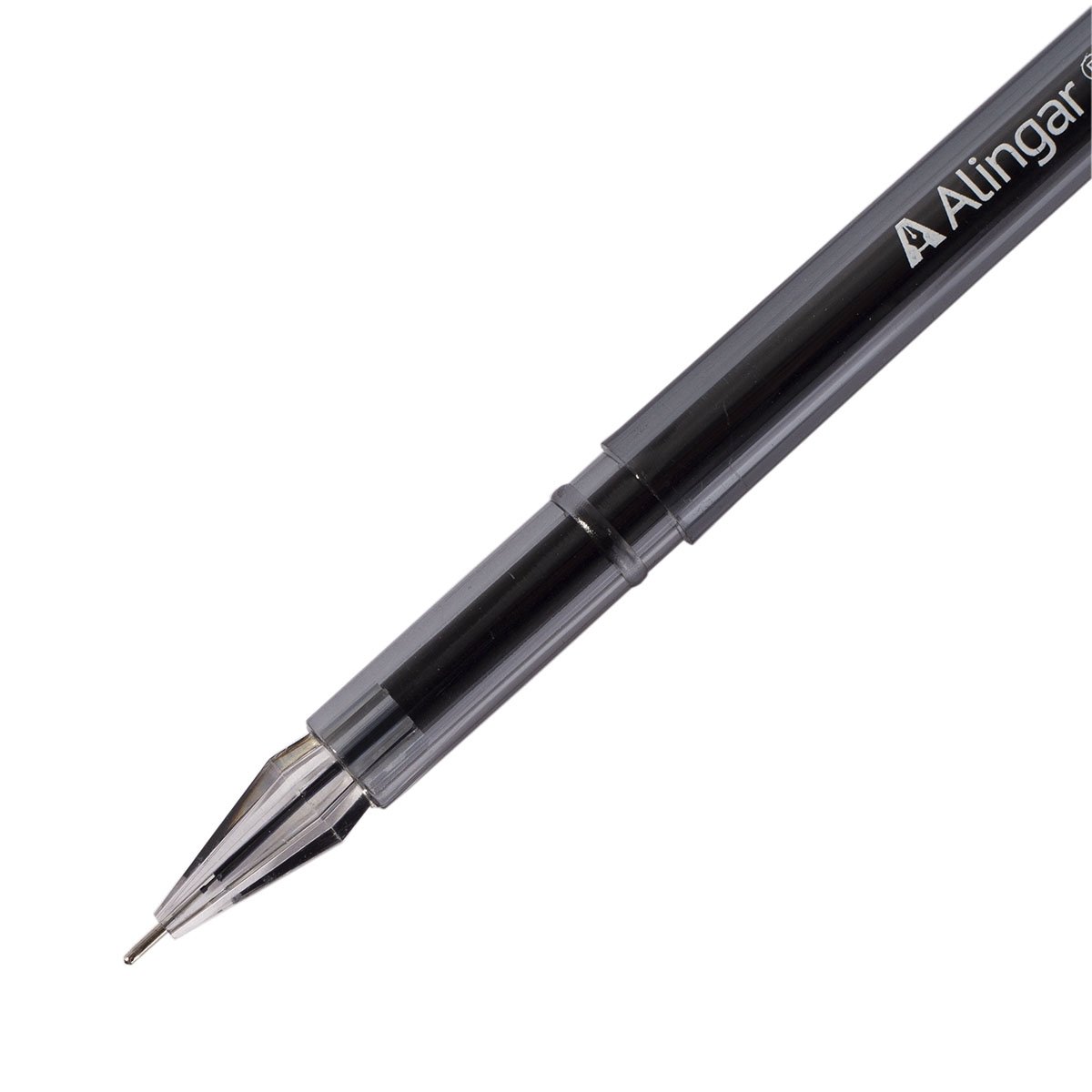 Ручка гелевая 0,5мм "Cristal" AL2300 черная | Магазин канцтоваров и игрушек Львёнок