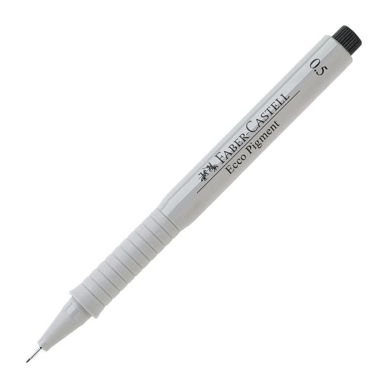 Ручка капиллярная 0,5мм "Ecco Pigment" 166599 черная | Магазин канцтоваров и игрушек Львёнок