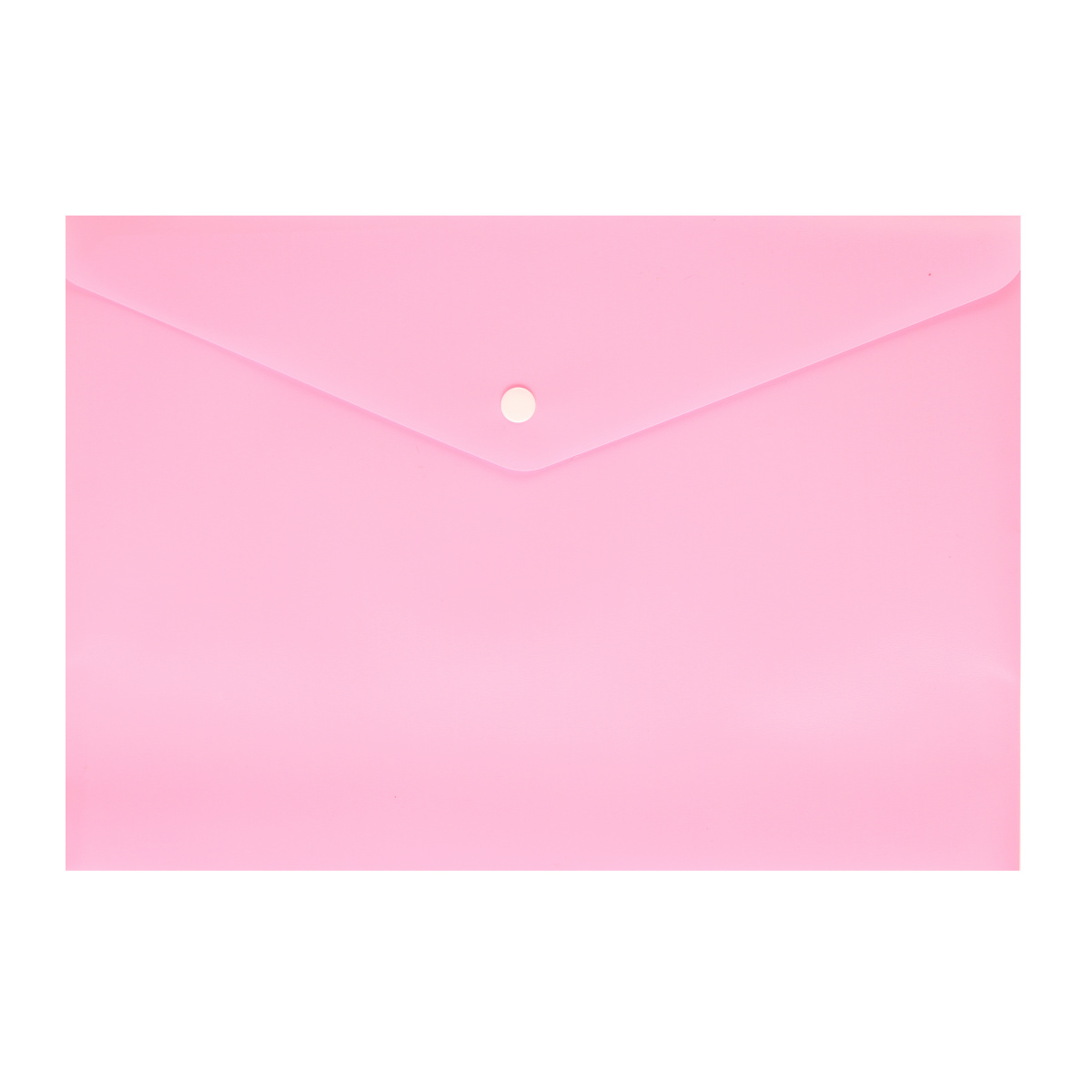 Папка-конверт на кнопке А4 (240*340мм) 0,18мм 212698 непрозрачная фламинго пастель | Магазин канцтоваров и игрушек Львёнок