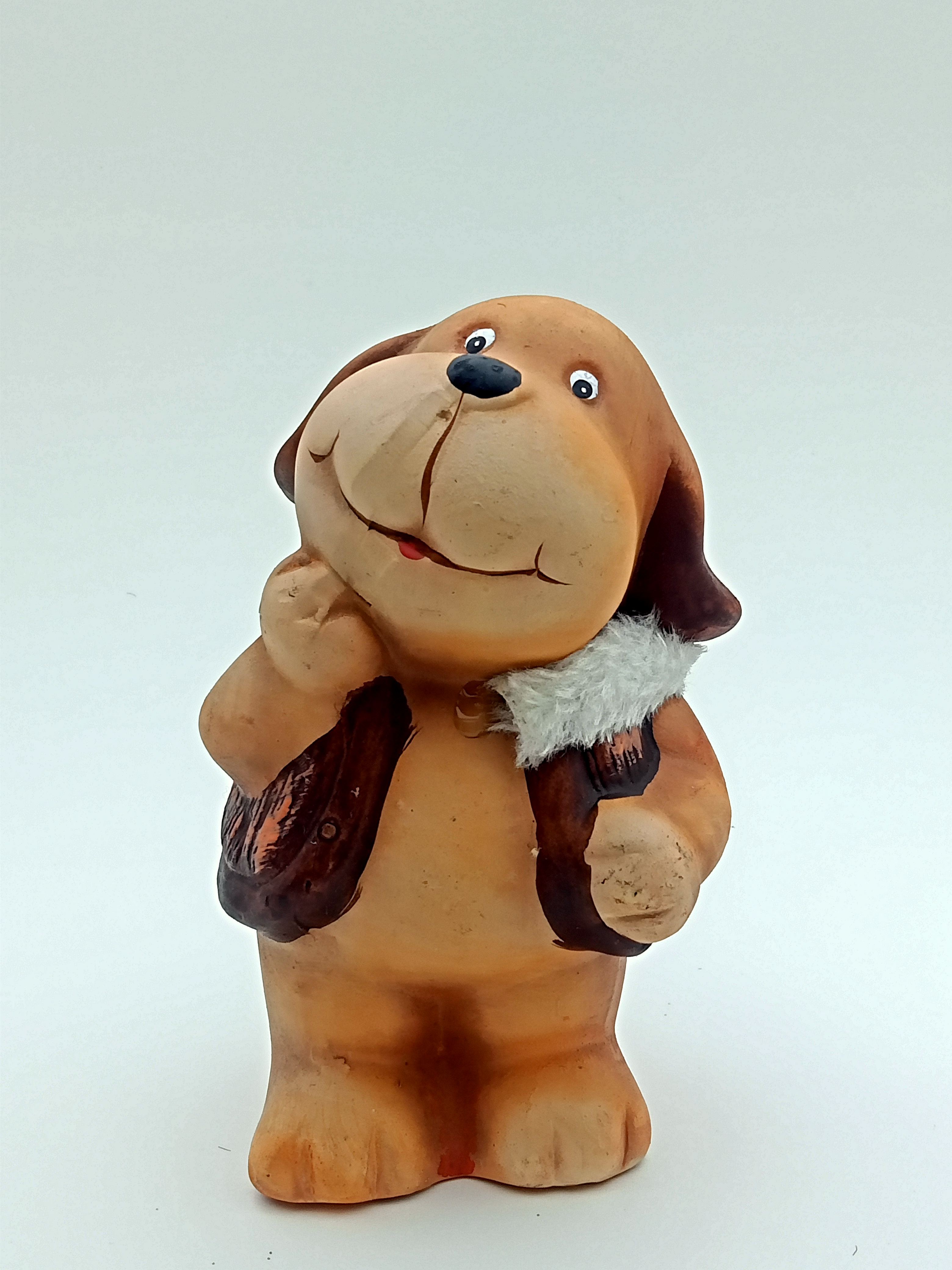 Копилка-керамика CG570 "Собака в кофте",7*7*12,5см, | Магазин канцтоваров и игрушек Львёнок