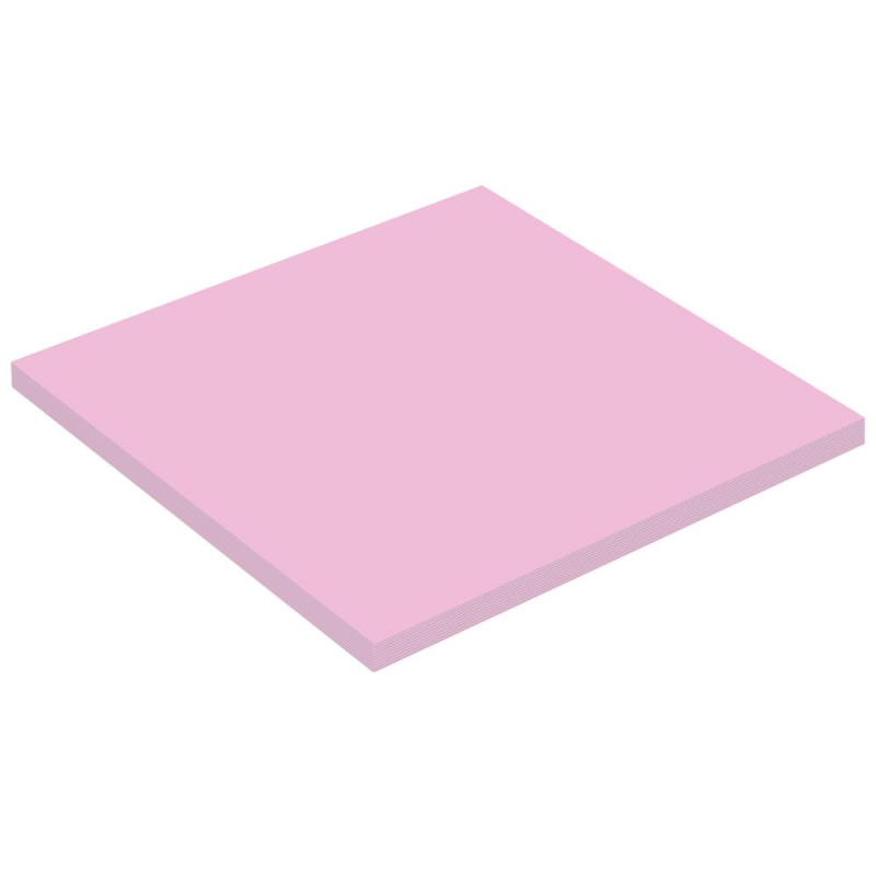 Бумага для заметок самокл 76х76мм 50л 1056736 розовый | Магазин канцтоваров и игрушек Львёнок