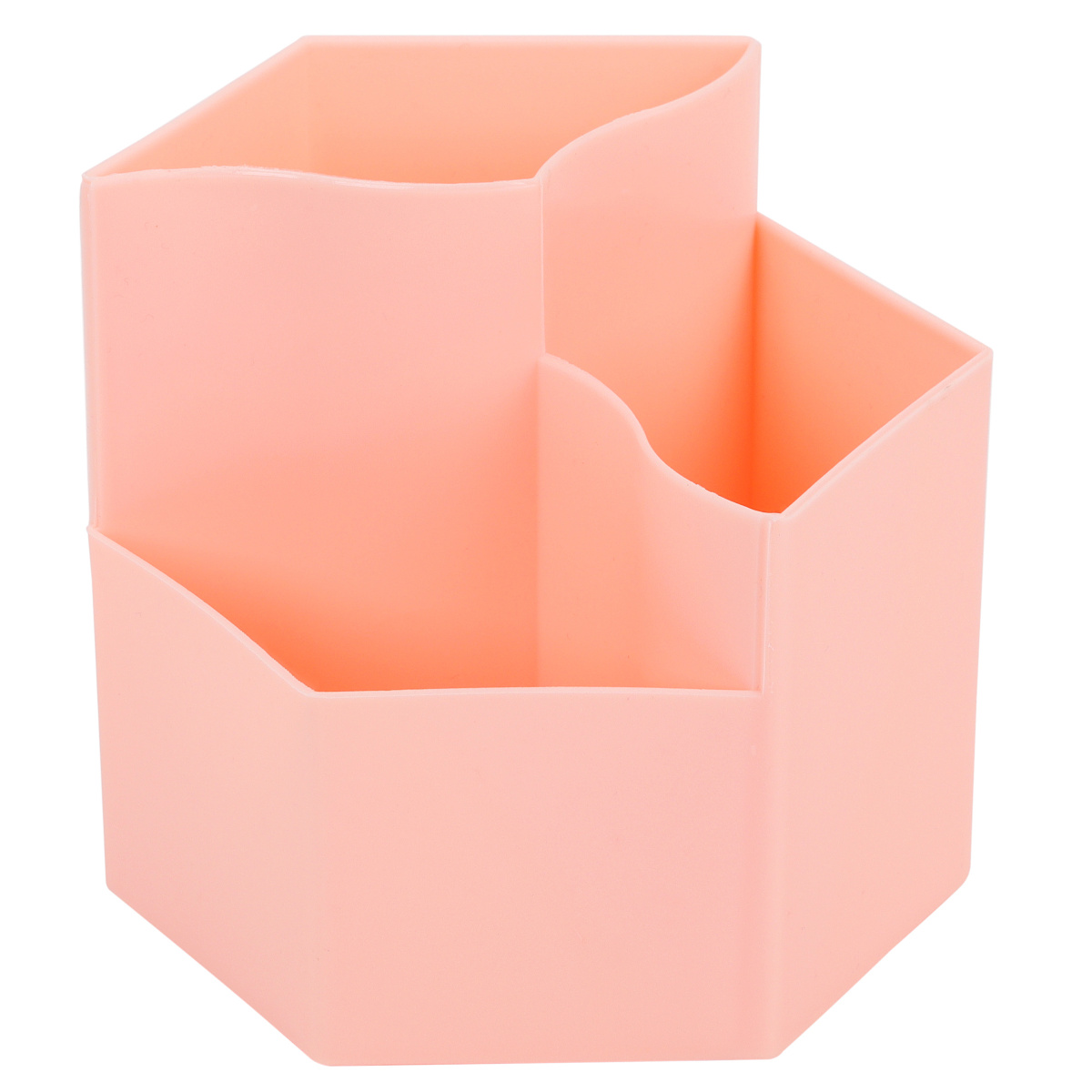 Подставка для канцелярских принадлежностей 3отд Nude 215456 розовая | Магазин канцтоваров и игрушек Львёнок