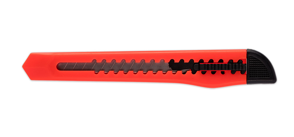 Нож канцелярский 9мм BASIC NRN240702 ассорти | Магазин канцтоваров и игрушек Львёнок